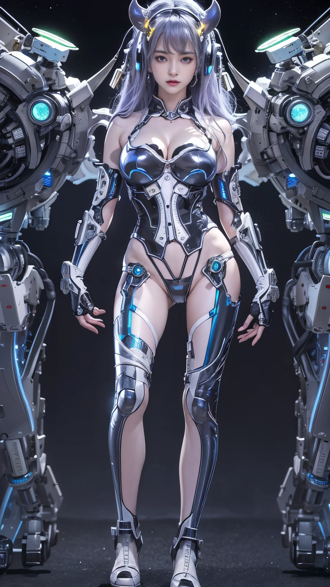 Translucent ethereal mechanical girl,Futuristic girl,Mechanical joints,futuristic urban background,ModelShoot style, (Extremely detailed Cg Unity 8K wallpaper), The beauty of abstract stylization,,surrealism, 8K, Super detail, Best quality, Award-Awarded, Anatomically correct, 16k, Super detail,