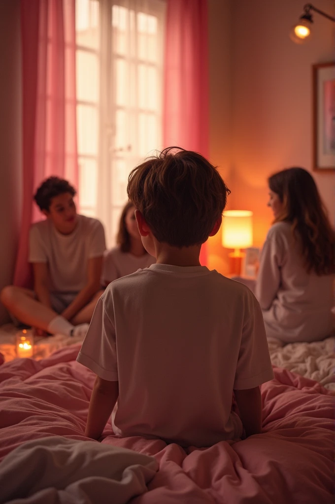 Girl with boy a seprate room romance