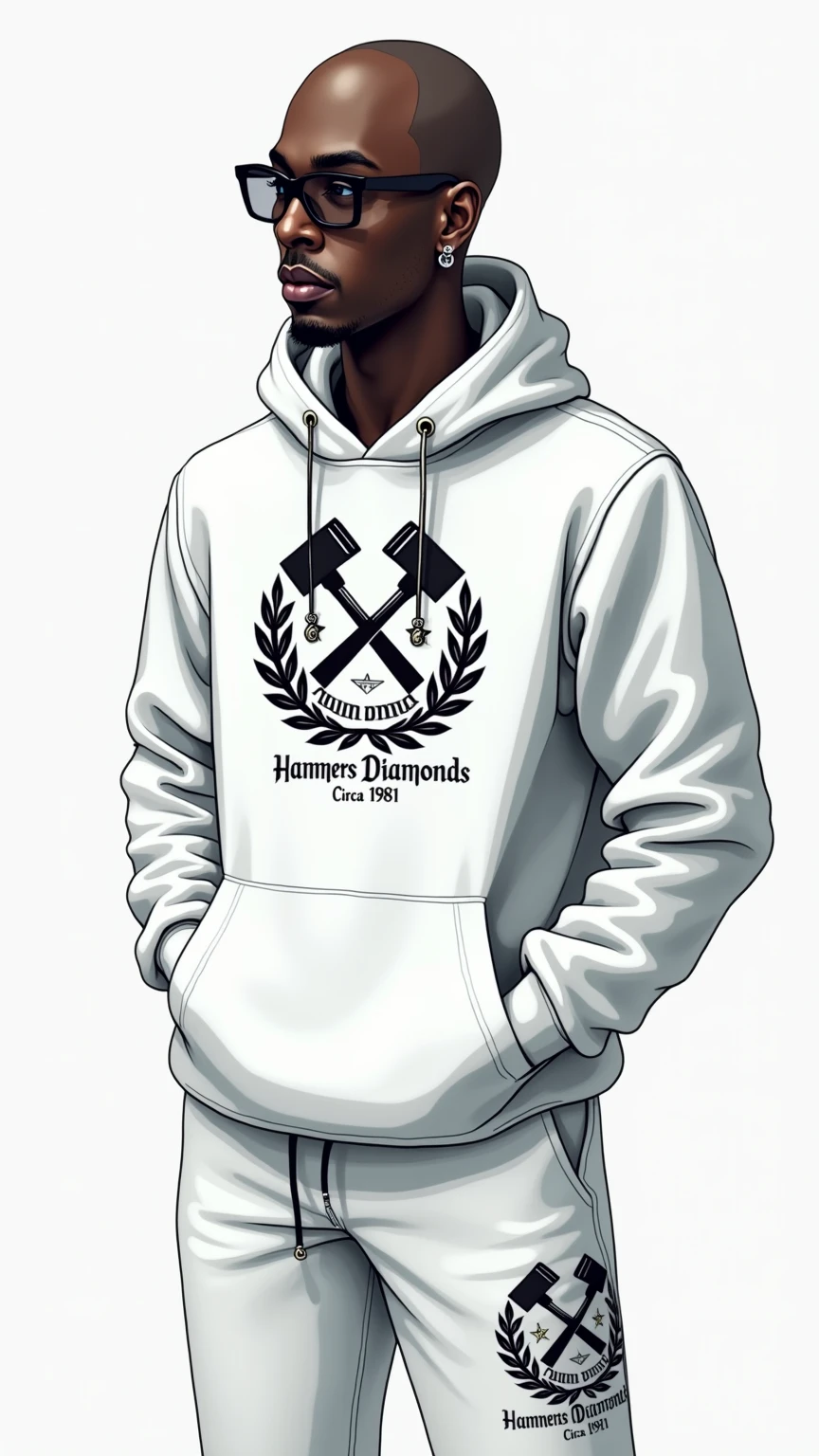 Medical shirt with minimalist writing on the front, a work of art on the back. On the top right on the chest of the front part contain a small gorilla with a circle around it written: UVV the biggest in the state and class XXXV. On the back generate the large medicine symbol.