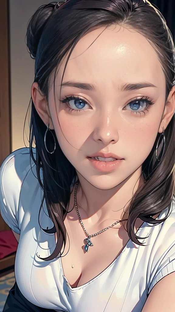 ((Vulgarity)),portrait, Living Japanese Women, (Sex addict, prisoner),cornrows,pov porn