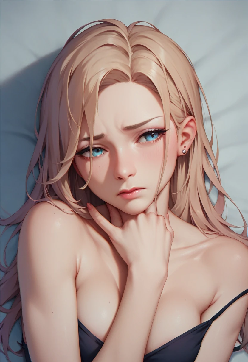 Completely naked、Full nudity、Large protruding nipples、