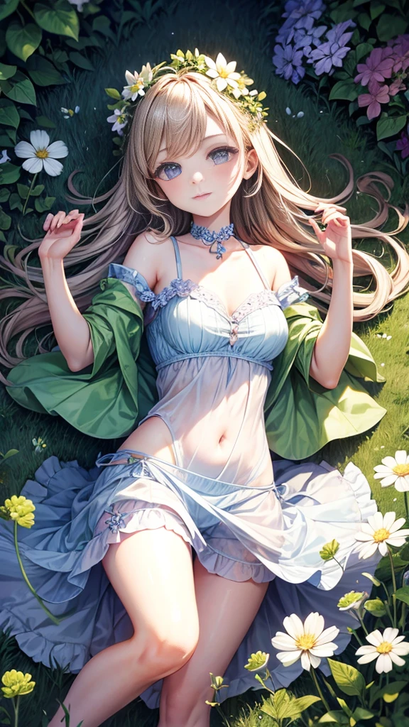 a beautiful girl in a serene garden, (best quality,4k,8k,highres,masterpiece:1.2),ultra-detailed,(realistic,photorealistic,photo-realistic:1.37),HDR,UHD,studio lighting,ultra-fine painting,sharp focus,physically-based rendering,extreme detail description,professional,vivid colors,bokeh,elegant girl,detailed face,beautiful eyes,long eyelashes,delicate features,flawless skin,gorgeous expression,serene and peaceful atmosphere,lush greenery,blooming flowers,tranquil pond,warm lighting,soft pastel colors