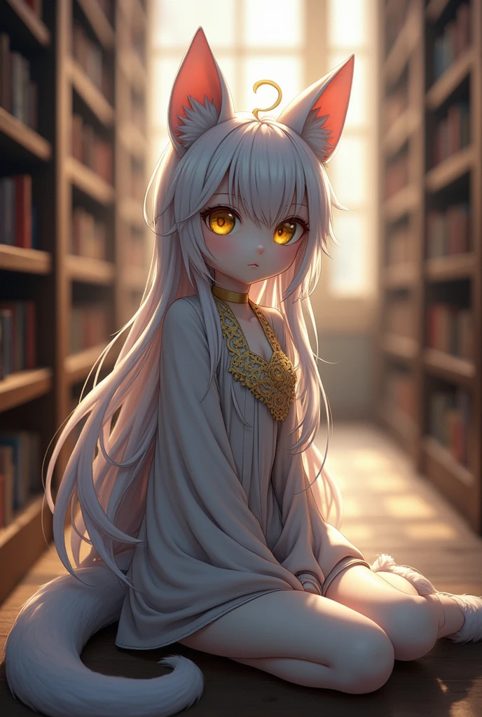 独奏、high-level image quality、hightquality、8K,4K、angelicales、Classical Library、Golden light grains