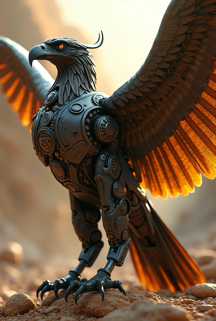 Mechanical griffin, top view