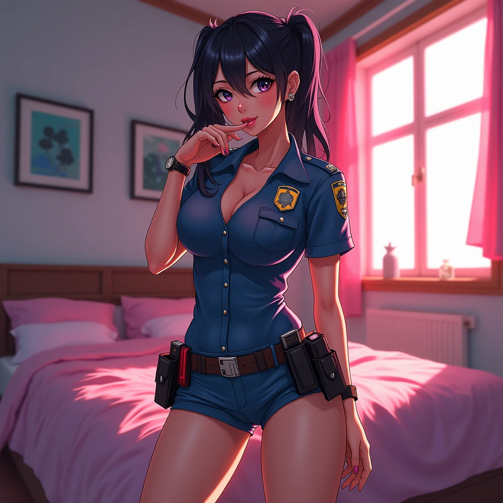 Meisterwerk, Hohe Detailgenauigkeit, best quality, hight resolution:1.2, 1girls, nur, Mature Girl, Miranda Lawson, schwarzes Haar, Lange Haare, handsome face, blaue Augen, Bodysuit, Halskette, Handschuhe, belts, Stiefel, big boobs, Spaltung, Blick auf den Betrachter, drinnen, Innenraum des Raumschiffs, Schlafzimmer, stehend, Lehnen Sie sich an die Kamera, sexy Pose, natural female hands, Natural legs, full-body shot, Neugieriger Gesichtsausdruck, opened mouth, tits hang out, nipple, cum flows out of mouth, clothes ripped in croch region, pussy visible, cum flows out of vagina dripping on the ground