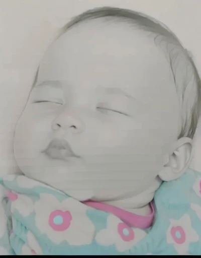 baby, girl, down syndrome, sleeping, realistic --auto --s2