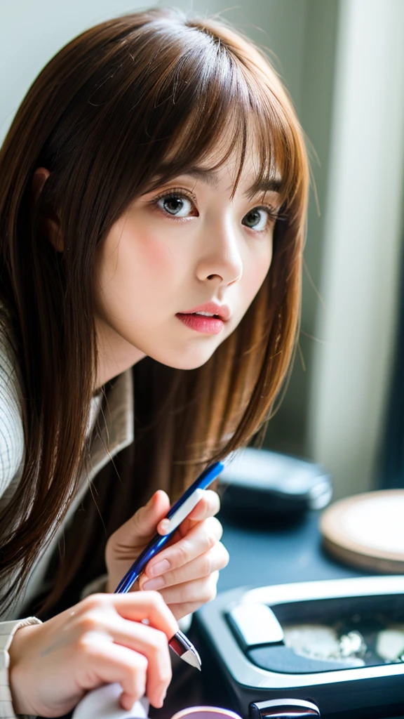 japanese girl ishihara satomi, realist, 4hd, beautiful 