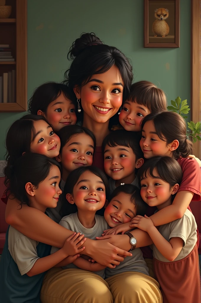 Hug people 