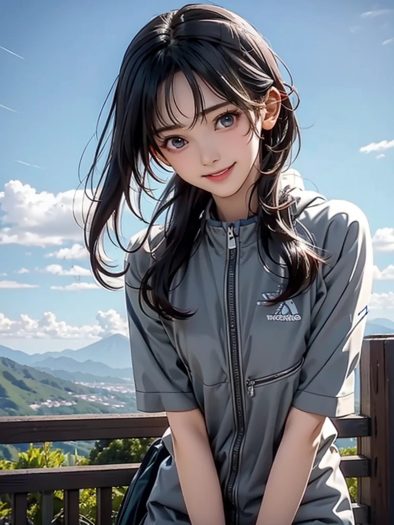((((highest quality)))), (((Ultra-precision CG 16K))), (((masterpiece))), (((Very detailed))), (((Extremely detailed))), (((Black outline:1.3, Written boundary depth:1.3 , Written soft outline))), Blur, Bokeh, Maximum clarity and sharpness,Multilayer Texture, Surface Shading, Cinematic lighting, Beautiful details sparkle ,Perfect Proportions, Limited to one woman, BREAK accurate, Anatomically correct, Highly detailed face and skin texture, drawn in detail, Highly detailed facial and skin texture, Detailed eyes, beautiful hair, Beautiful Japanese Idol face, Beautiful and beautiful eyes, Beautiful body, Beautiful breasts, Beautiful thighs, Beautiful legs, Beautiful fingers, (Beautiful views) , skinny body, ((Beautiful Skin)), ((Skin Texture)) BREAK breast enlarged, large Breasts, perky , (blush, smiling:1.3, brown eyes, pink cheek, Double eyelids, Thin eyebrows, narrow eyes:1.3, Natural cheeks, Glossy skin, Fair skin:1.2, (Glossy lips:1.4, shiny lips: 1.4 ), high school student, Attractive adult woman ) , twin braid, Long Hair, Striped Hair, Hair Intake, Inner hair color, BREAK (sports-casual, wearing outerwear outfits to button up) , nail art, necklace, Bridal Ring, wearing a watch BREAK (bent-over position , on one knee:1.3, Stretching:1.3, wet), cowboy shot, closeup breast , from above:1.3