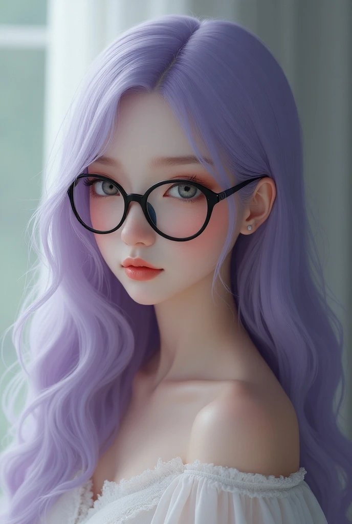 masuter piece、Soft smile、shorth hair、natural, brilliant light and shadow、Realistic、thick reddish lips、very large vertical eyes、3 times more eyes than normal,,、Highlights the hair cuticle、fullnude、Little Girl、Huge drooping、Real 3D Anime Style、Red-rimmed glasses、Pink hair、Gentle face、smil、32K、Sareme 、Sexually inviting gestures(Stick your butt out and show off your pubic area)Precise pubic area、Blushing cheeks、Crystal clear light blue eyes、The corners of the eyebrows are lowered、Back angle、Hyper-detailing、accurate arms(One tree grows from the left and right)、 with protrusions,Big round buttocks、Wide open eyes、Cute anime portraits