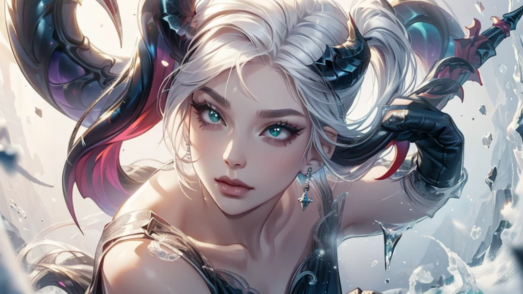 Realistic professional photos with super detail，full-shot，full bodyesbian，Straight lens，one-girl，Silver hair，eBlue eyes，long whitr hair，big round breasts，afloat，Sit Pose，Staring straight ahead，spread their legs，Bite your finger，is shy，stooped，Cock your ass，Rounded ass，Straight ass，（pantyless），power pose，The halo，succubi，Satisfied eyes，Looking into the distance，Stand under the stars，The attention to detail，The background is a comet and a nebula，light stre，cinmatic lighting，Side lighting，Dark and detailed galactic background，8K， 4K， （k hd： 1.1）， best qualtiy （tmasterpiece： 1.3），Shameful clothes，Photos of the bath，
