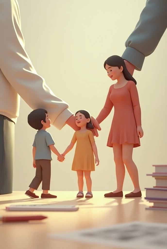 God blessing a united family
