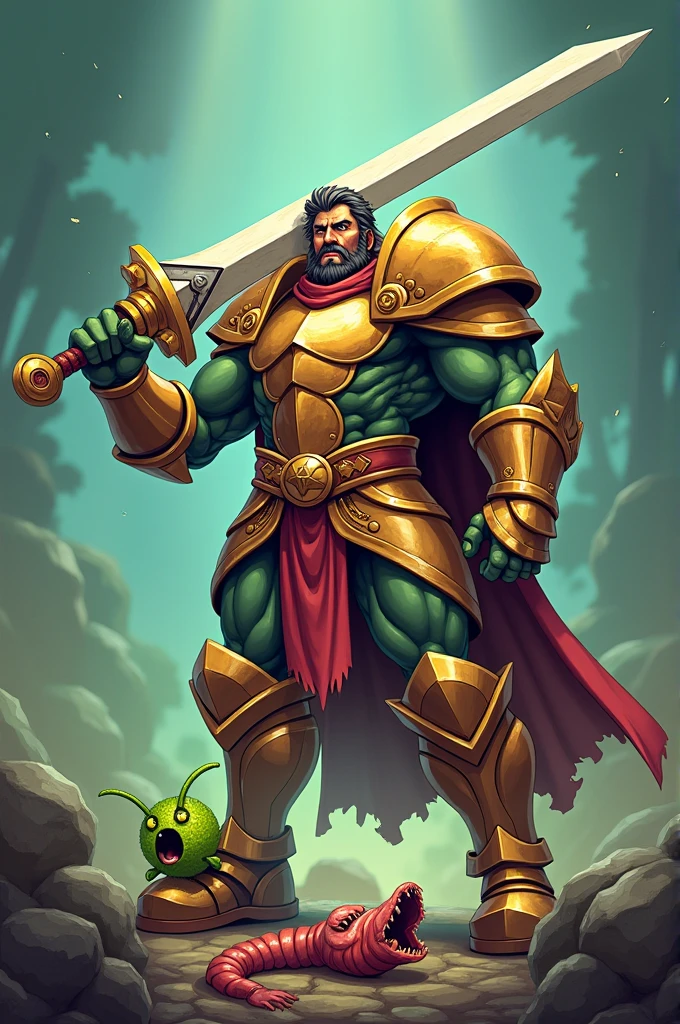 score_9, score_8_up, score_7_up, solo, male focus, bulk male, orc, green skin, tusks, beard, outdoors, micro armor , shoulder armor, breastplate, upper body, pauldrons, night, night sky, boots , (massive over size erect penis) , full body , black boots , transparency precum , BDSM , ball gag in mouth , cross the arms behind , tear , ashamed face