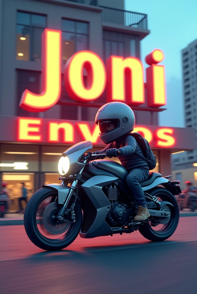 Asian man, riding caferacer motorcycle, black jacket, hyper realistic, cityscape background,