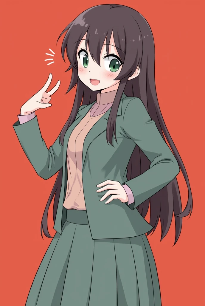 (kamado nezuko:0.6), kimetsu gakuen, 1girl, ;o, aged up, alternate hairstyle, bag, black hair, bracelet, brown skirt, collared shirt, cowboy shot, dress shirt, dutch angle, green necktie, hair ornament, hair ribbon, hair scrunchie, hand up, jewelry, long hair, looking at viewer, low ponytail, miniskirt, multicolored hair, nail polish, necktie, one eye closed, orange hair, pink eyes, pink nails, pink ribbon, pleated skirt, ribbon, school bag, school uniform, scrunchie, shirt, short sleeves, side ponytail, simple background, skirt, solo, tears, twitter username, two-tone hair, very long hair, white shirt, yawning, ((masterpiece)) <lora:kamado_nezuko_offset:1>