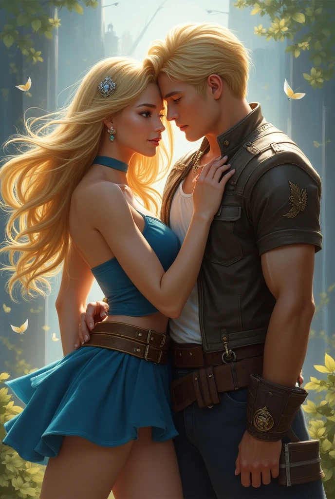 (((Multiplayer, Man and Woman))), Best Quality, Realistic, Realistic, Award-Winning Illustrations, (Intricate Details: 1.2), (Fine Details), (Intricate Details), (Cinematic Light, Best Quality Backlight), Clear Lines, Sharp Focus, Official Art, Unity 8k Wallpaper, Ridiculous, Incredibly Ridiculous, Fantasy Art, RTX, ((Award-winning Triangle Studio Close-up Photo)), 1 Boy, (Shut Up), Best Quality, 4K, beautiful mysterious creatures, blond male, flying, surrealism, masterpiece of NCWINTERS, masterpiece in mysterious country town, masterpiece, intricate details, ff14style, urban painting, bridge, river, giant mushroom, landscape, bright colors,