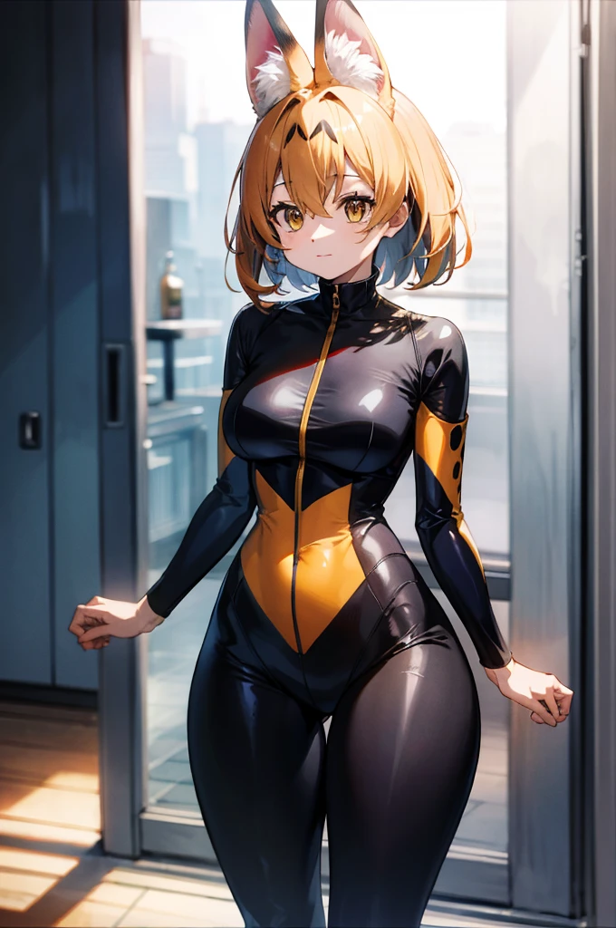 Serval, 8k, super detail, skinsuit, perfect curves