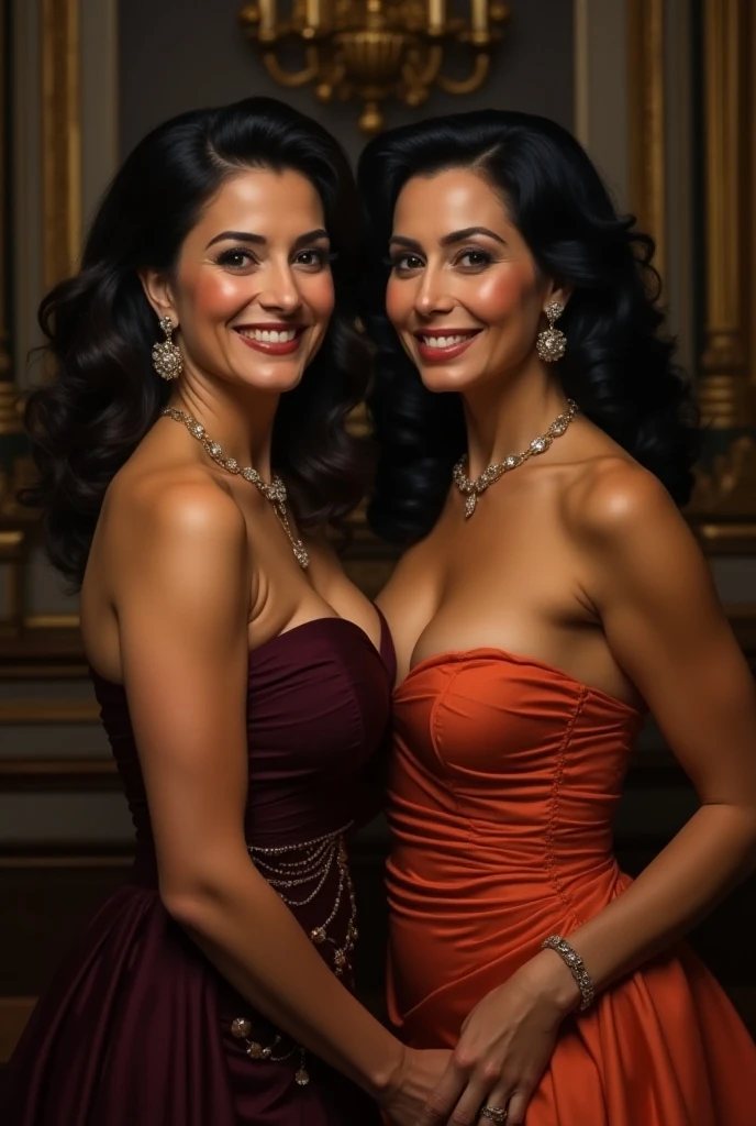MILF, BBW, photo vintage, visage feminin parfait, cheveux LONG GINGER , Pakistani woman, tache de rousseur, 1969, big huge breasts : 38H, rear VIEW, ( swimsuit , SIDE , EXTREME V-NECK, BIG CLEAVAGE, BEAUTIFUL EYES, BEAUTIFUL HANDS, LIGHT SMILES, PERFECT FACE,, tres long décolleté, beach BACKGROUND, 3 persons, 3 sisters, beautiful face