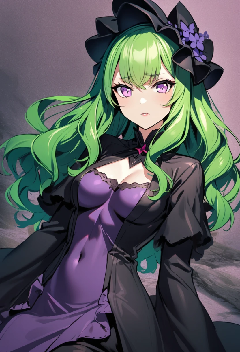 score_9, score_8_up, score_7_up,best quality,masterpiece,aesthetic,very aesthetic, 1girl, c.c., code geass,green hair, long hair,medium breasts, yellow eyes,(cat lingerie:1.3) ,cat cutout,mediumshot,straight-on , simplebackground,(whitebackground)