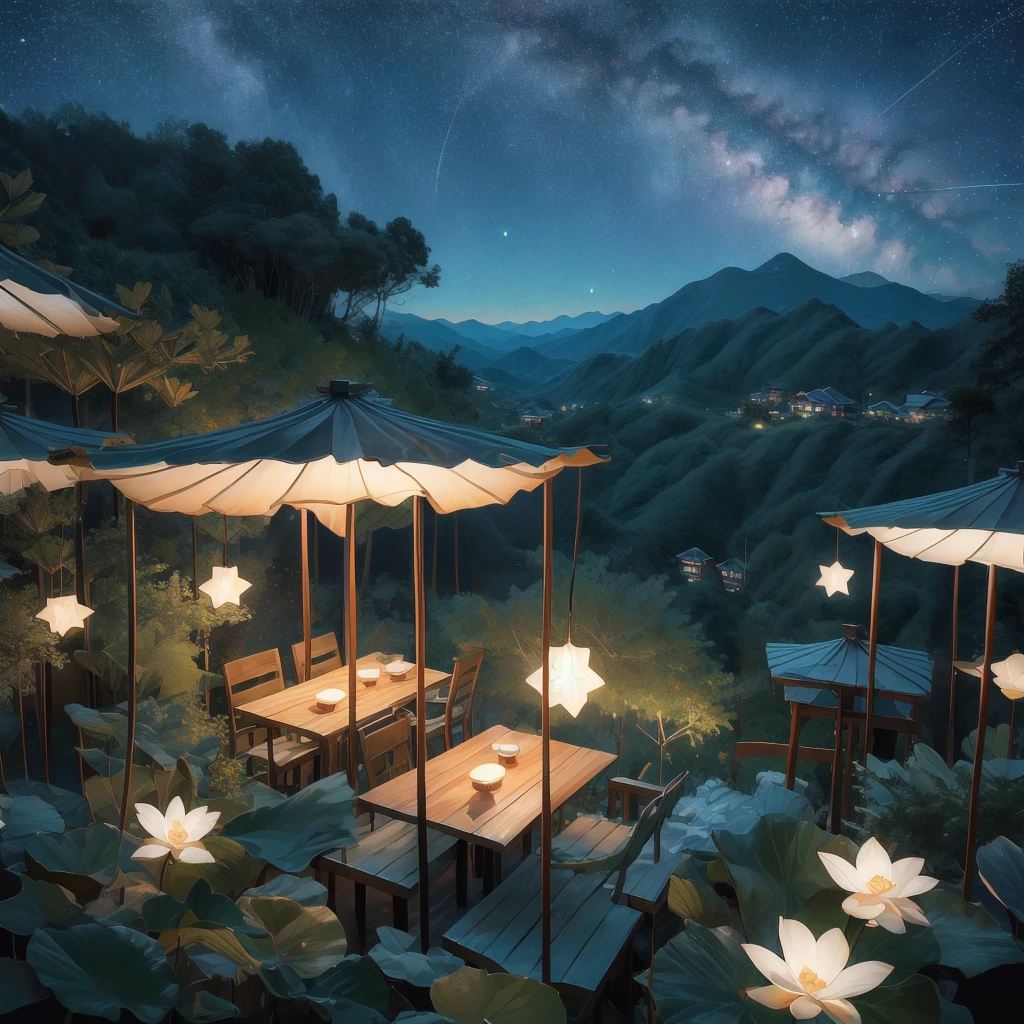 Nantou｜ Starry Sky View Restaurant，Invincible Night View ， It really feels great 