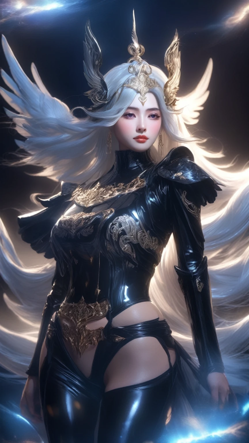 Anime girl with angel wings and golden crown, Anime goddess, Extremely detailed Artgerm, Anime fantasy artwork, 2. 5 D CGI anime fantasy artwork, Detailed digital anime art, IG model | Art germ, Anime fantasy illustration, Art germ. anime illustration, Art germ on ArtStation Pixiv, Fanart Meilleure ArtStation, trending on cgstation