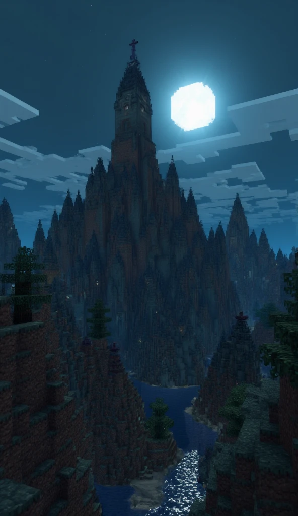 anthill surrounded by moonlight, mc_mob