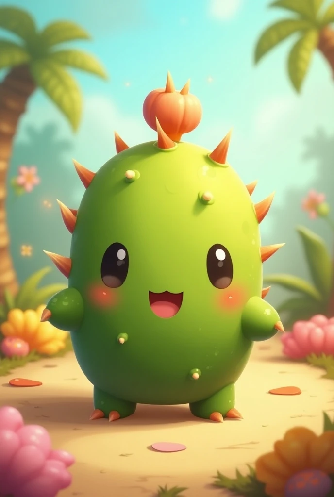 Small round cute cactus stuffed animal poses on a sunny day (Representative songs:1.2)(Photorealsitic:1.2)(bokeh dof)(top-quality)(detailedskin:1.3)(intricate-detail)(8K) (hipoly) (光线追踪) (Claymation) (Cinematographic lighting) (foco nítido)