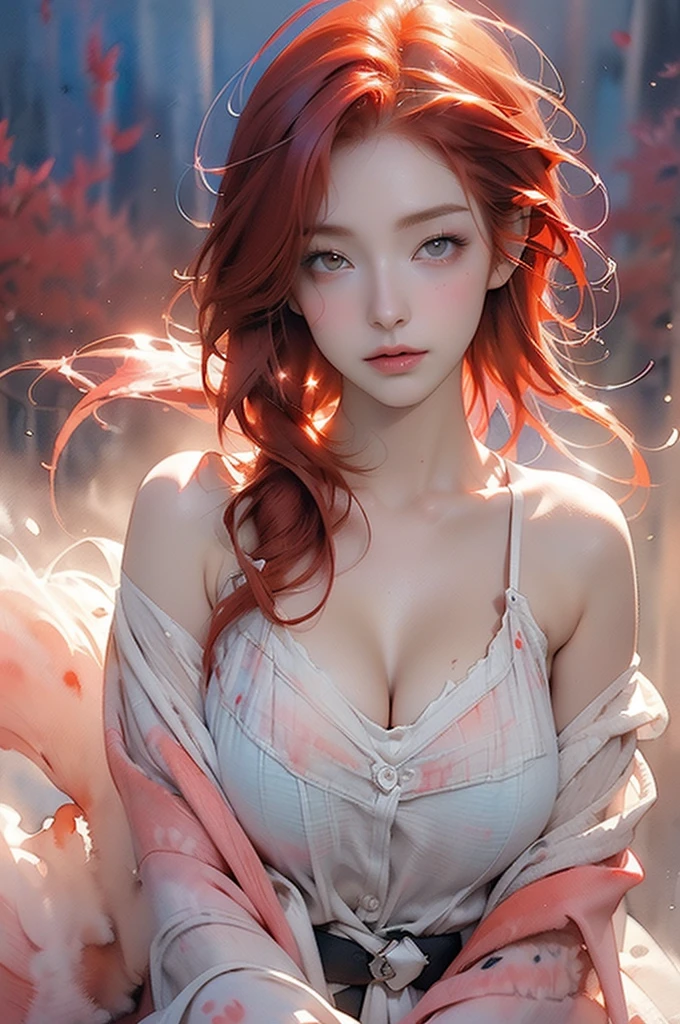 Please follow all the instructions below exactly and faithfully, this is a masterpiece of digital illustration with maximum resolution of UHD, 16K, 1080p, 10 million ppi, 300 million dpi, beautiful natural color tones, super sharp details, perfect outlines with contrast, ((smooth, soft and clear most realistic skin and hair texture)), the most beautiful detailed eye features, perfect anatomically correct human body, beautiful background with depth of field, the most beautiful natural light, rule of thirds, ((maximizing all effects and expressing it in the ultimate quality)), 1woman, sexy, 25years old, beautiful face sharp, elegant woman, Ultimate perfect body style, beautiful beautiful big breasts, Maximize upturned breasts, green eyes, shiny red hair, twin tails, (eyes visible through hair:1.3), glossy very thick lips, pink lipstick, smile:1.5, 
