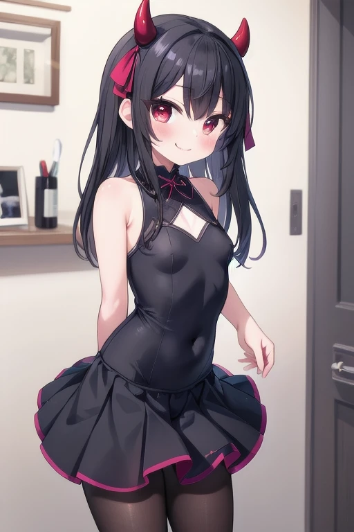 1girl. Japanese petit. Smile. (masterpiece). (best quality). (insanely detailed). Nude. nsfw. Slit Pussy. Close up Mons pubis. Flat chest. Upright standing posture. from below.