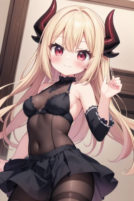 nsfw,((Petite)),boy,Blonde twin tails,lips, Joyful expression,View your audience,Spread your legs,A penis grows between the legs,heart