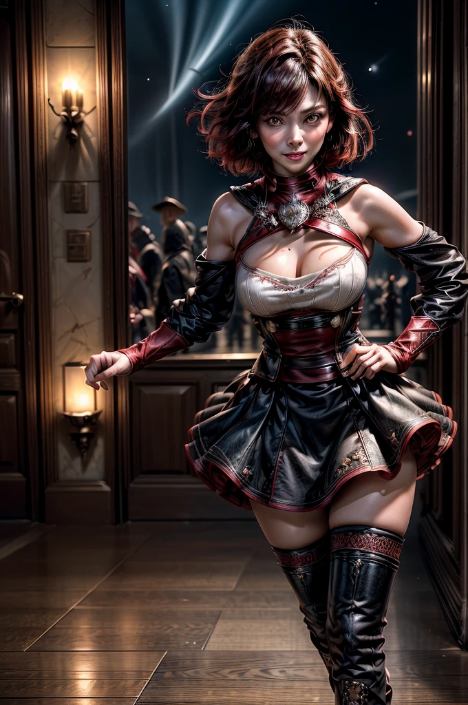 cityscape shot with concept art (masterpiece, best quality), 1girl, playboy, stocling legwear, microskirt,  multicolored hair, inside supermarket background 
 <lora:Super_highhigh_ponytail_hair:1> big hairbands, sleek hair, black hair, long hair, straight hair, long ponytail, shiny hair, blonde hair, brown hair, medium ponytail, braided ponytail, hairknot, swishing ponytail, over shoulder ponytail, low resolution, dirty blonde hair
big perky breasts, 
 <lora:cloth-bulge:1> cloth bulge, tight miniskirt, large breasts, otoko no ko, light smile, dress,  . digital artwork, illustrative, painterly, matte painting, highly detailed. Urban, skyline, architectural, dynamic