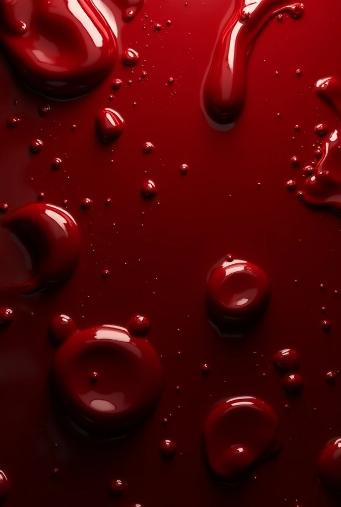 Thick blood stains dropping
