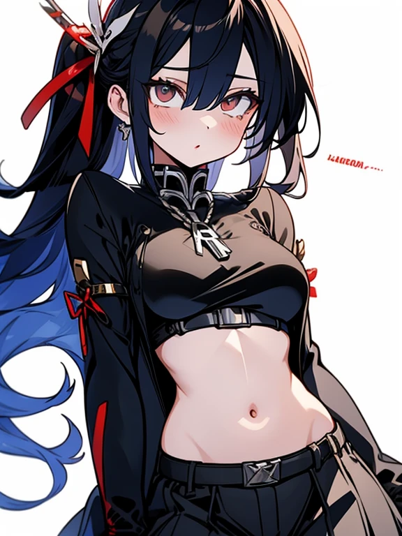 score_9, score_8_up, score_7_up, score_6_up, uncensored, Yor Briar, black hair, earrings, white hairband, hairband, long hair, sidelocks, red eyes, naughty face, shiny skin, sweating, steaming body, heavy breathing, BREAK (masterpiece:1.2), best quality, high resolution, unity 8k wallpaper, (illustration:0.8), (detailed eyes:1.3), extremely detailed face, perfect lighting, extremely detailed CG, (perfect hands, perfect anatomy), porn, 3d, 1girl, bandages, solo, bandaged_arm, choker, breasts, black_choker, collarbone, torn_clothes, navel, torn_shorts, looking_at_viewer,