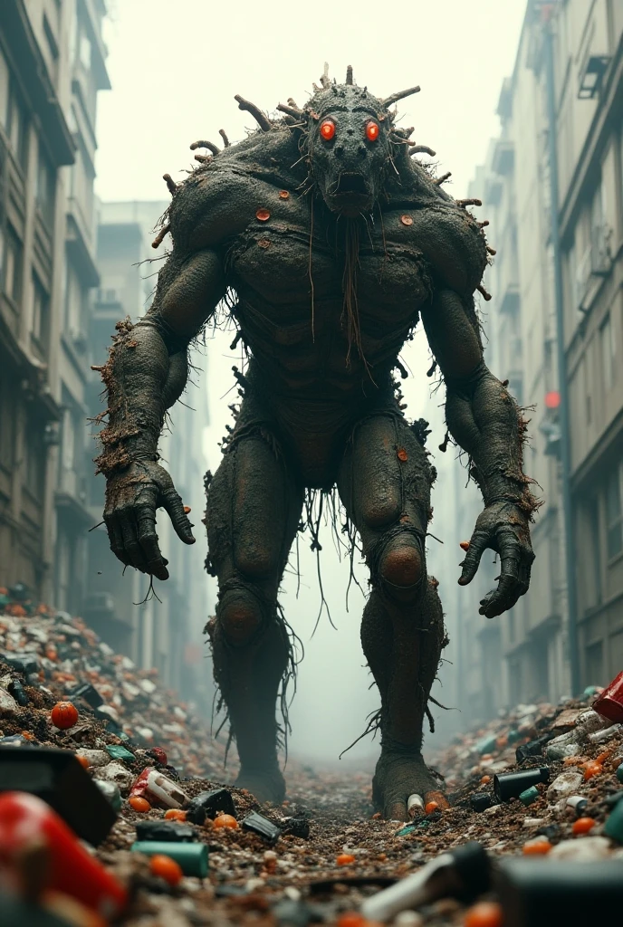 ((walking on a market, holding bags, looking at smartphone,)) high detail skin, high detail eyes, high detail hair, highres, ultra detailed, sharpen picture, Highly detailed, masterpiece, best quality, photorealistic, <lora:BlackheartLoRA:1> long hair, red eyes, 1boy, tail, muscular, colored skin, claws, monster boy,
