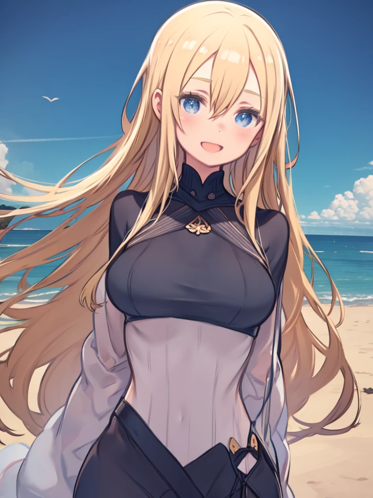Portraiture, Official Art, finest masterpiece, Highest quality, Highest Resolution, 8K, Most detailed, (Perfect Anatomy:1.3), (View your viewers) break (Bust up shot), finger frame, (Hair blowing in the wind) break aizawa ema, Long Hair, Gradient Hair, Blonde, hair ornaments, Earrings, blue eyes, (Large Breasts:1.2), alone, 1girl break (smile:1.1), (cheek), (Shut your mouth.) break night sky, Highly detailed 16KCG wallpaper, nude, Huge breasts, Huge nipples, vagina, clitoris