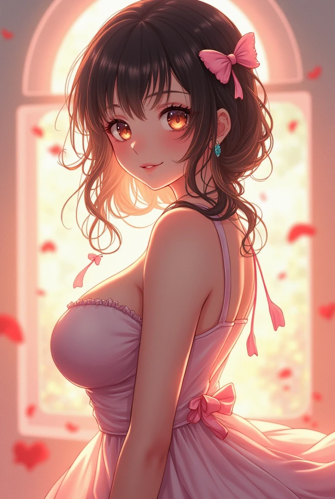 {{{{{3,318 trillion pixels high resolution, nsfw, Realistic scenery and lovely nudity Japanese girl in a romantic Cylindrical crystal sparkling herbarium filled with flower oil, She's panting sleepy and pursing her lips just before accepting a cute kiss, her hands behind her back unhooking her bra to reveal her nipples and full tits, thicken the lips look pretty, Her fluffy skin and curvy back, Boobs are fluffy and bouncy, Tits that get rounder bigger}}}}}, {{{{{detail of The panting face of a neat and cheerful girl loved by everyone, Her cute nipples and supple legs and romantic panting Inside a sparkling herbarium in female hormones oil depicted in detail, Trapping her in a cylindrical sparkling herbarium and oiling her to make her pretty and sexy, sideboob}}}}},{{{{{The hormones in the sparkling herbarium cause the innocent girl to change rapidly tits swelled up to huge gazongas form two beautiful mountains revealing a tight cleavage, It's too cute and innocent to see her go into her own world panting, magical in a romantic Cylindrical crystal herbarium filled with female hormones, All the sexiness that's amplified inside her makes her panting, Cuteness preserved forever shining in exchange for life from her, her beautiful slender underbust, slender curvy cute waistline, an lewd fetish for lips and necks and waistlines, her clearer nip line from underbust to hips, gloomy straight long wig, thick vivid lips}}}}},{{Extremely detailed}},{{{{{heroine girl's Sexually unused body with pure and innocent aura}}}}}