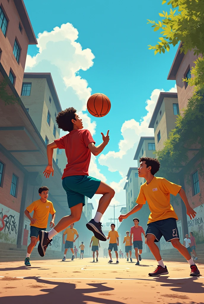 Picture high school boys playing