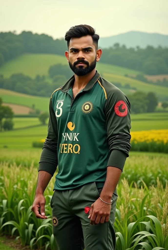 Base model of a handsome indian man, in the stadium, homoerotic, masterpiece, , handsome face, posing for photo shoot, ultra HD, 16k resolution, handsome face, beautiful eyes, messy hair, he is a cricket player, (wearing indian cricket team Jersey) and wearing a helmet, penis