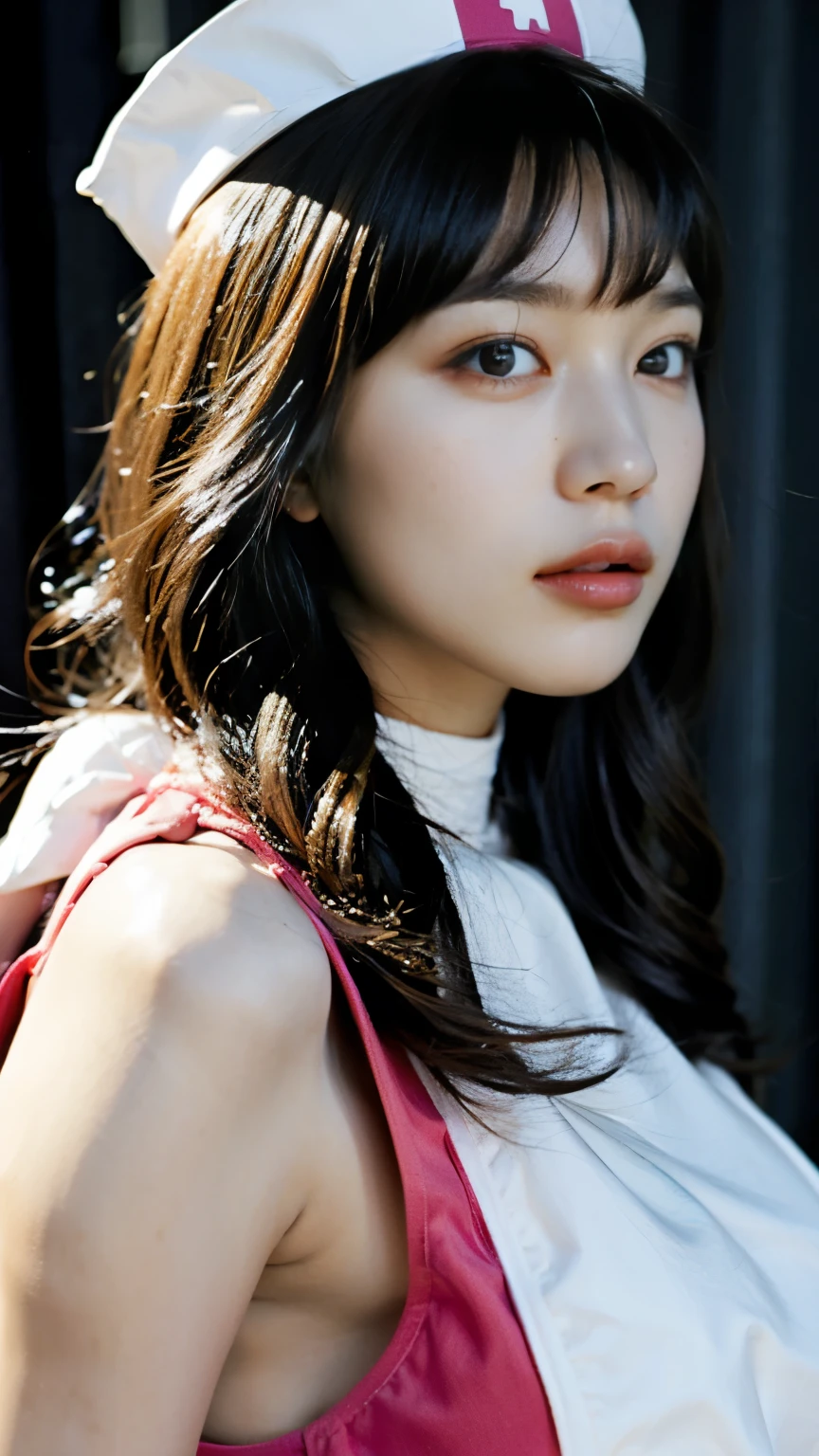 Cute Japanese female, (16 years old), (Very cute face: 1.3), White moist skin, Looking at the camera, Melancholy expression,
BREAK,
Idol,
BREAK,
(Wearing cute kimono: 1.3), (Kimono with high exposure), Very large earrings, Short length,
BREAK,
(Fighting pose: 1.3),
BREAK,
(Long hair), (Pink hair), (Wavy hair), (Gradient hair: 1.3), (Red hair at the ends),
BREAK,
(Realistic: 1.3), Masterpiece, Perfect lighting, (Ultra high resolution), (8K), (Very detailed: 1.4), (From the front), (Full body: 1.3), (Symmetrical: 1.2),
BREAK,
(Japanese city streets: 1.2),
BREAK,
(Demon Slayer: 1.4),
BREAK,
(Hellfire: 1.2), Demon,