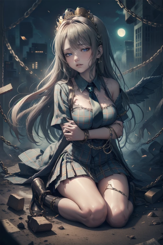 (best quality, masterpiece:1.2), NSFW, photon mapping, radiosity, best quality, highly detailed,1girl, ffalice, green eyes, sky, street, store, facing the viewer, looking at the viewer, skirt, squatting, pink bow, cleavage, <lora:aerithAliceFF7_v2:0.6>