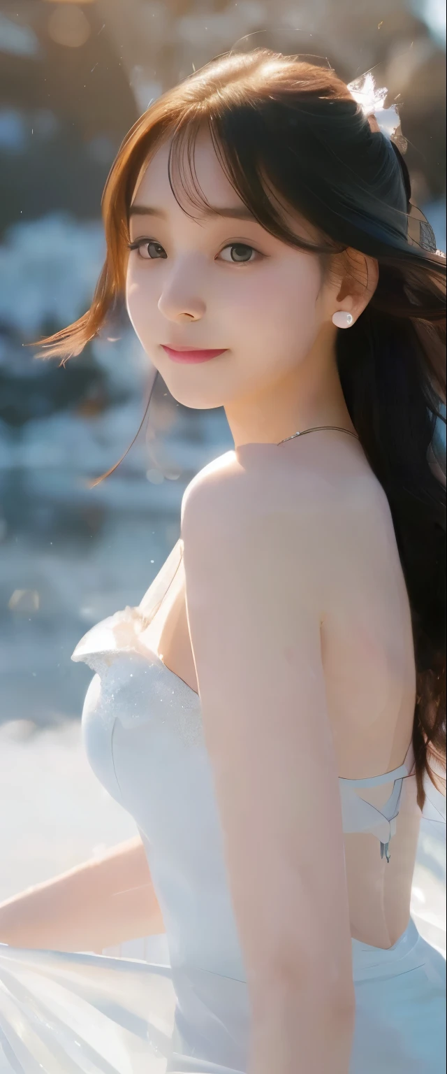 Ice Skater,
17, 1 girl,
Long black hair, bangs,
Windblown hair,
(Bunny eared girl)
Double eyelids,
(Makeup: 0.9),
(Perfect face. Delicate face),
(Jewelry, necklace, earrings),
(White skin),
(Adult body type),
Kirara Jump, Perfect body.
(Tall adult body type, Medium firm breasts, Slim waist),
(Beautiful thighs, Raised arms),
(Dynamic Low Angle, Beautiful highlights).
((Happy smiling facial expression:1.1)),
(Moderate firm breasts:1.1),
(Cleavage),
((Thin mini skirt tube dress flares:1.3)),
(Floating dress),
(Proud of her costume),
(Playing ice skating:1.2),
(Ice skating shoes),
(Realistic background, under the mountains on a frozen lake:1.3),
(Looking at the audience,
Detailed face, Proudly, Pull your chin in, A girl wearing a shining and luxurious idol white dress, playing ice skating, on a frozen lake),
(Overexposure),
(Beautiful fashion showing bare thighs and legs)
(Breast flash, Rough skin, Long hair),
((Beautiful brown eyes)),
(Smooth and beautiful eyes, Beautiful eyes with light、Shiny hair、Reflective eyes、Embarrassing),
(Red face:1),
(8k wallpaper, Full thick photo、Light reflected, Most detailed、Complex, Smooth background、Rough skin、Smooth skin), (Super resolution), Chirarizum、(whole body、美しいwhole body像、body type).