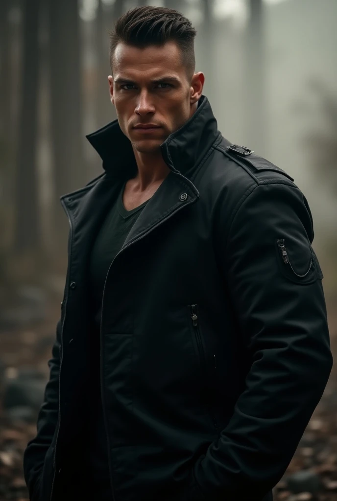 (8k, RAW photos, highest quality, masterpiece: 1.7), (Realistic, Photorealistic: 1.25), a man enjoy motorcycle and camping, skin head, thick beard, (wearing sunglasses), harley davisdon, noir movie scene, campfire, relax, happay, (at night), forest, starlight, deep shadow, low key, cold light, (depth of field), ((bokeh)), leica noctilux 50mm f1.2, (film grain: 1.5)