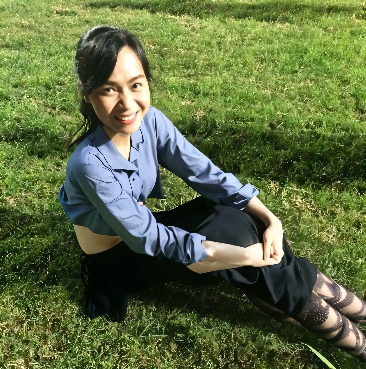 Indonesia girl peeing pants