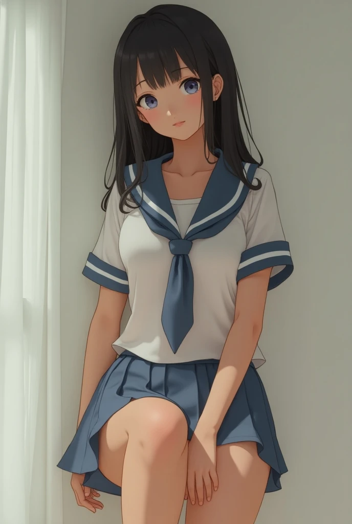 ((best quality)), ((masterpiece)), (detailed), (((perfect face))), ((slender  teengirl removing light blue zip hoodie)), (((wearing dark blue pleated skirt))), ((small medium breasts)), (((undressing))), ((brunette)), ((ponytail)), ((topless)), ((shock:1.3)), ((blushing:1.5)), ((skinny thighs)), ((skinny hips)), ((standing in suburban dining room)), ((wooden floor)), (((girl looking away))), (((holding hoodie open)))