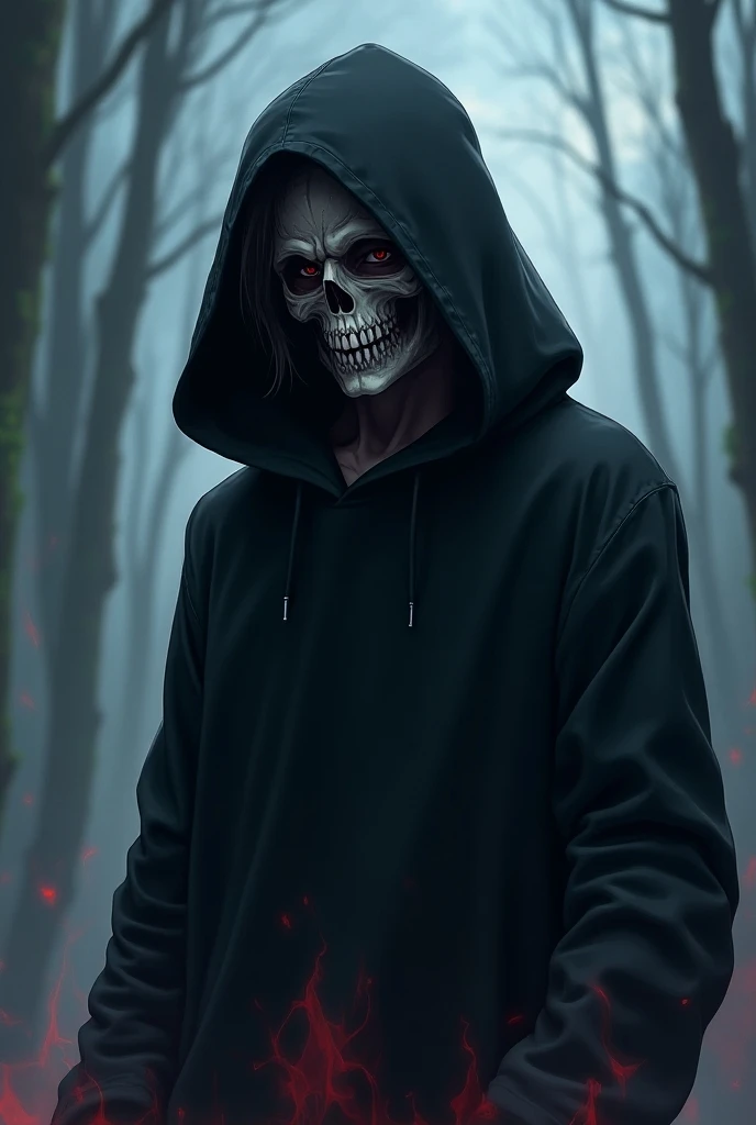Ultra wide photo,artgem,minimalist,fashion(1 zombie decrepito cadaverico)with adidas coat and hood,abstract background,art by Bernie Wrightson