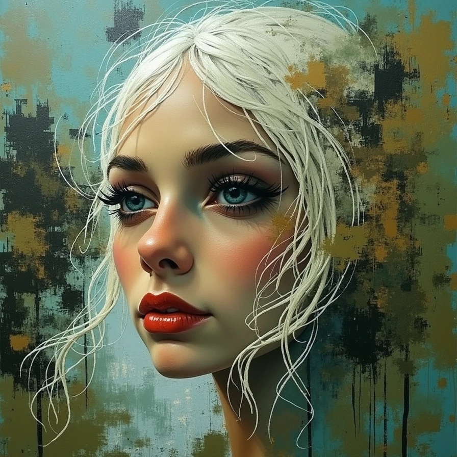 a very busty woman with her teenage daughter, beautiful detailed eyes, beautiful detailed lips, extremely detailed eye and face, long eyelashes, photorealisitic, portraite, realisitic, high qualiy, 4K, realisitic, hyperrealisitic, incredibily detailed, work of art, oil painting, hyperdetailed, dramatic lighting, warm color tone, swirly vibrant colors