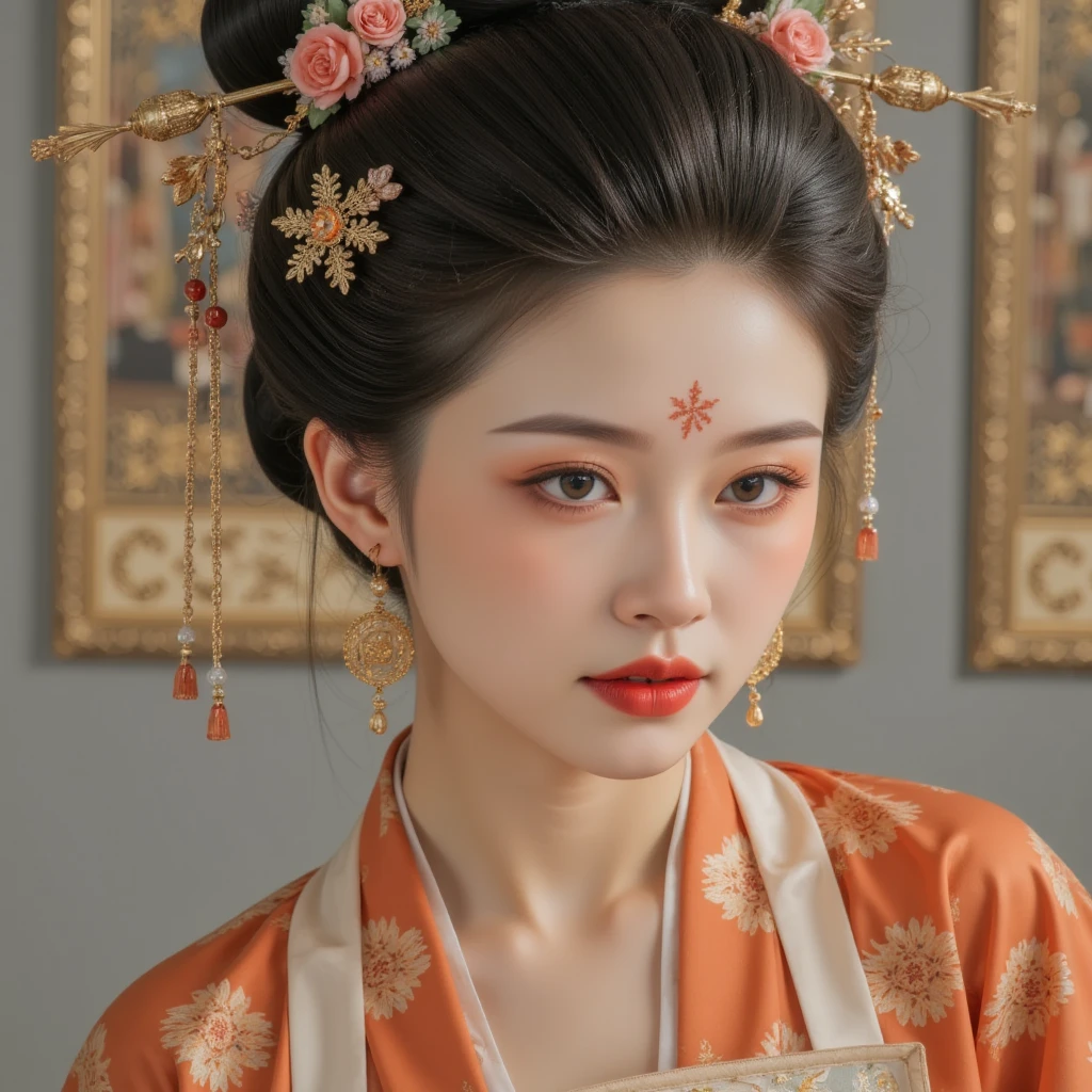 GGGJAAA，make up，huadian ，Hanfu，Magnificent buildings，palace，architecture 