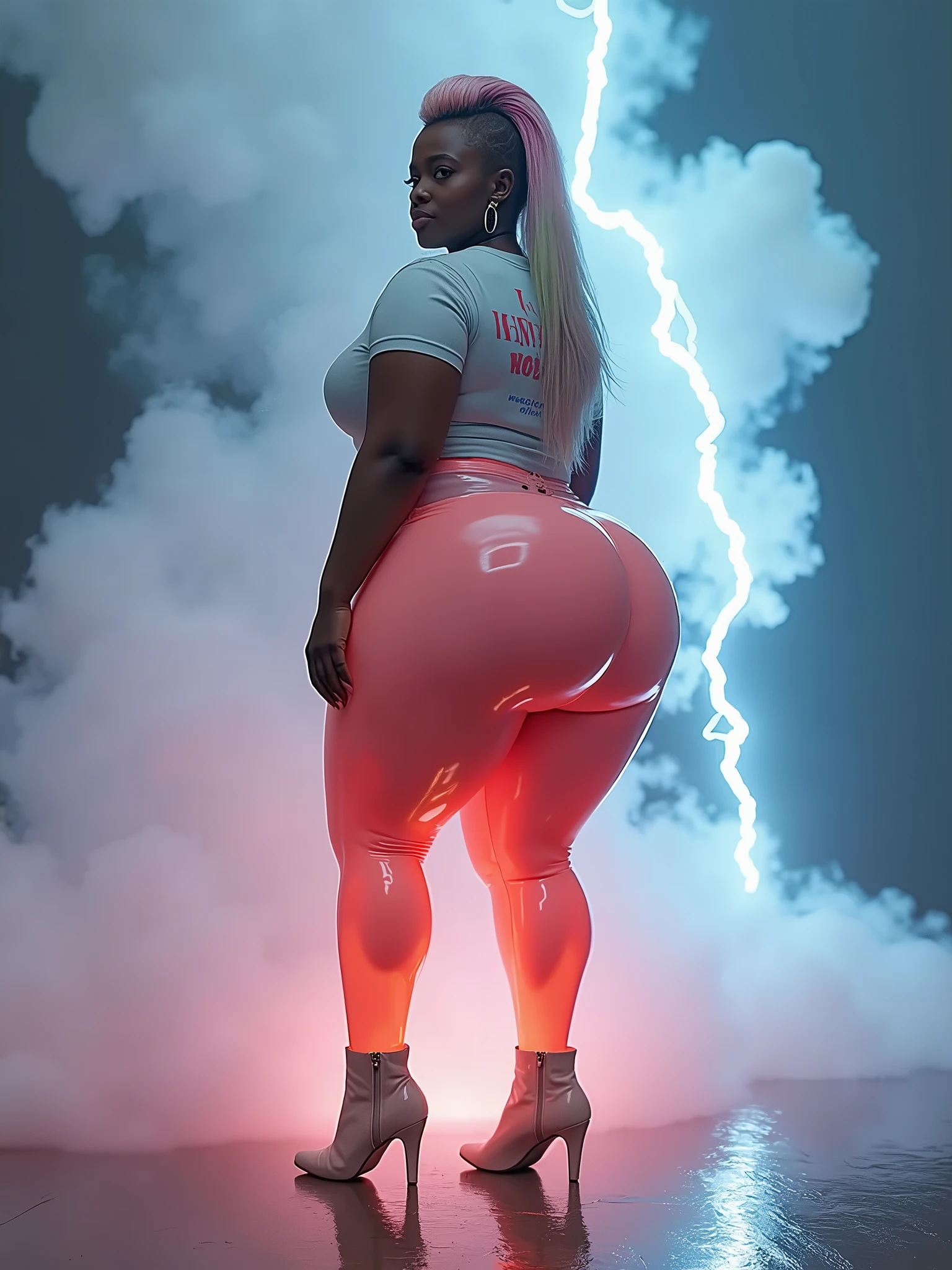 A woman with a perfect figure