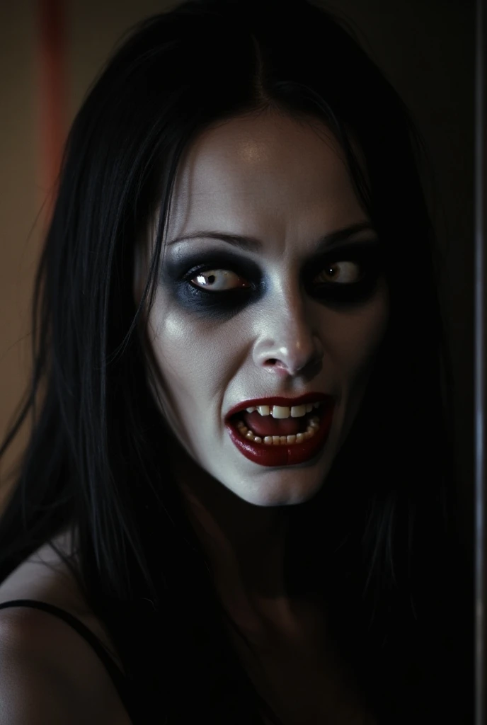 score_9, score_8_up, score_7_up, score_6_up, score_5_up, score_4_up, realistic style, photo, photorealistic, high detail, (sharp), (horror photo), cowboy shot, zombie , demon, (scary creature), scary face, pale skin, ugly face, demonic gaze, vampire fangs, looking at viewer, (graveyard background), night, (pitch darkness), dim moonlight, (great facial detail)