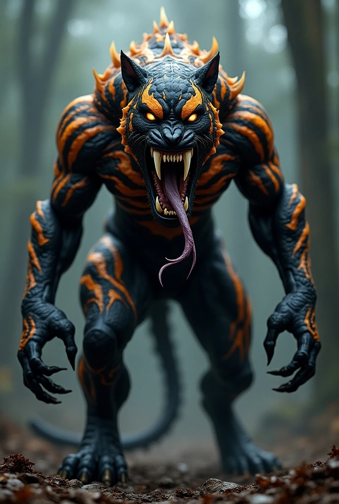 The predator tarred and chicken feathers